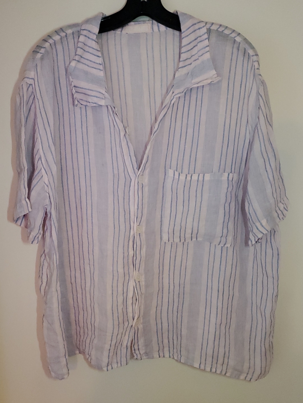 CP Shades Short Sleeve Linen Top